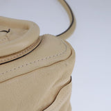 Side view of Chloe shoulder bag Beige premium designer bag