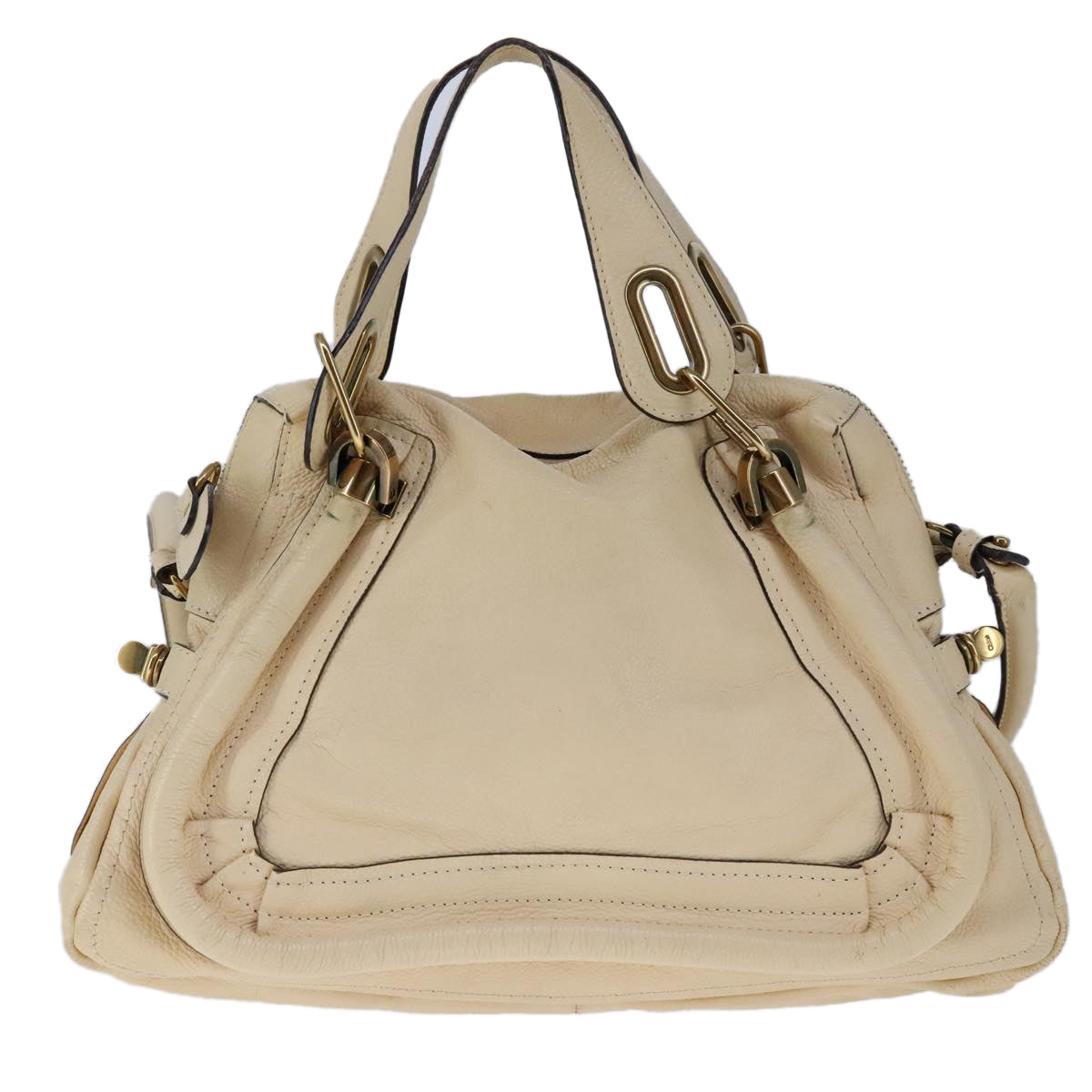 Authentic Chloe shoulder bag Beige luxury fashion accessory
