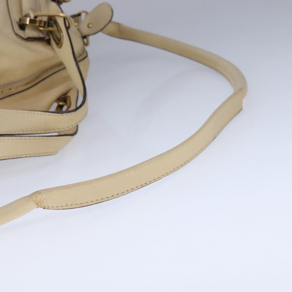 Chloe women's shoulder bag Beige luxury designer leather