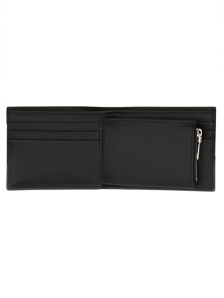 Alexander McQueen wallets side profile designer luxury fashion