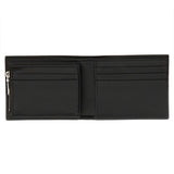 Close-up of Alexander McQueen wallets hardware and fine stitching