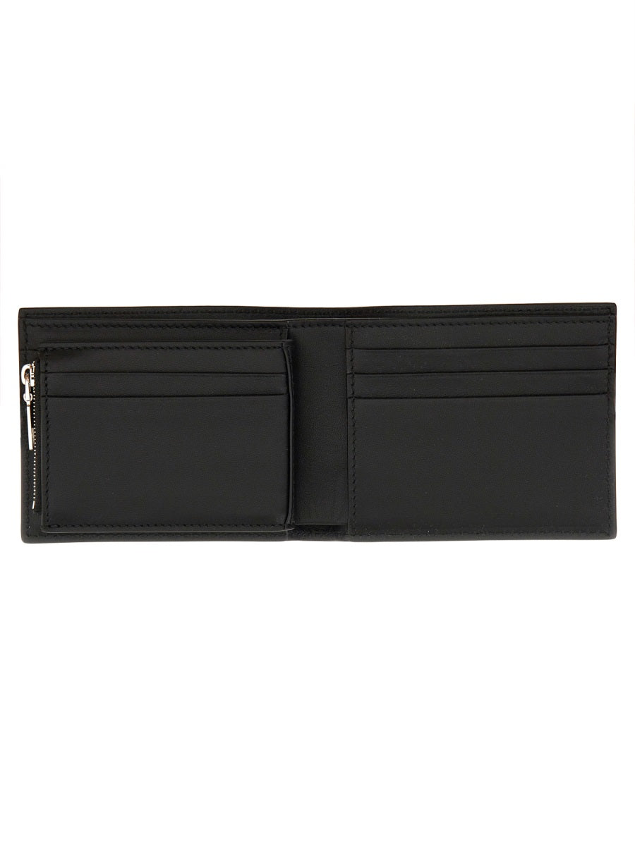 Alexander McQueen Wallets? Alexander Mcqueen Men Wallet With Logo Elegant Everyday Leather Wallet