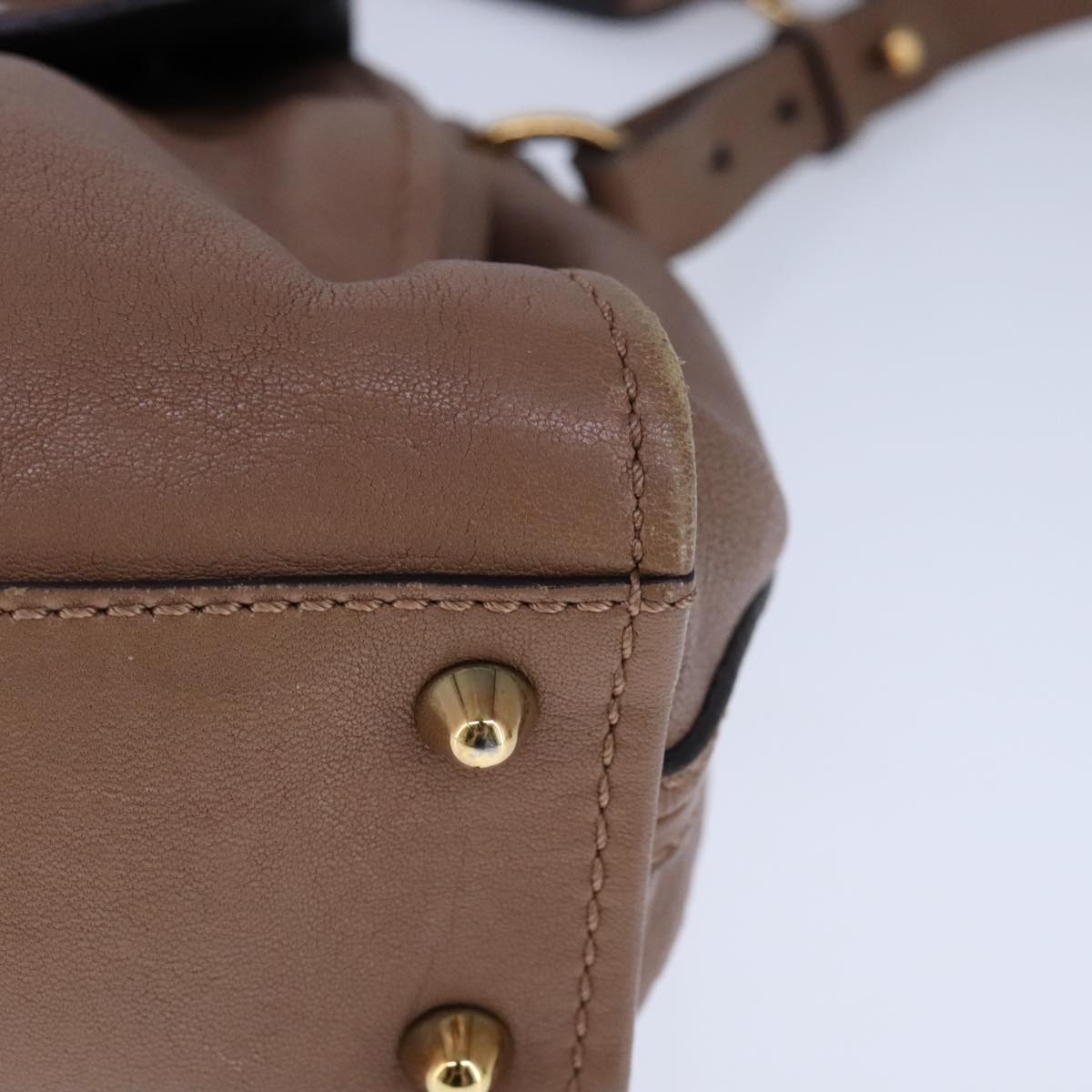 Saintique elegant leather Shoulder Bag flat lay view