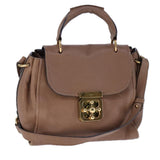 Chloe women's shoulder bag Beige luxury designer leather