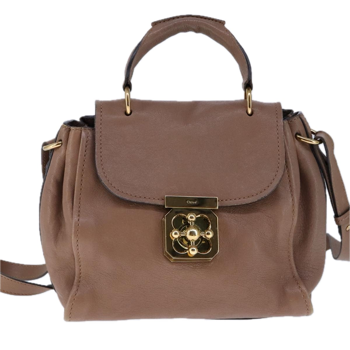 Saintique elegant leather Shoulder Bag close-up detail
