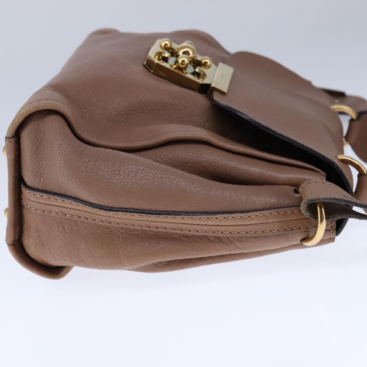 Saintique elegant leather Shoulder Bag top view