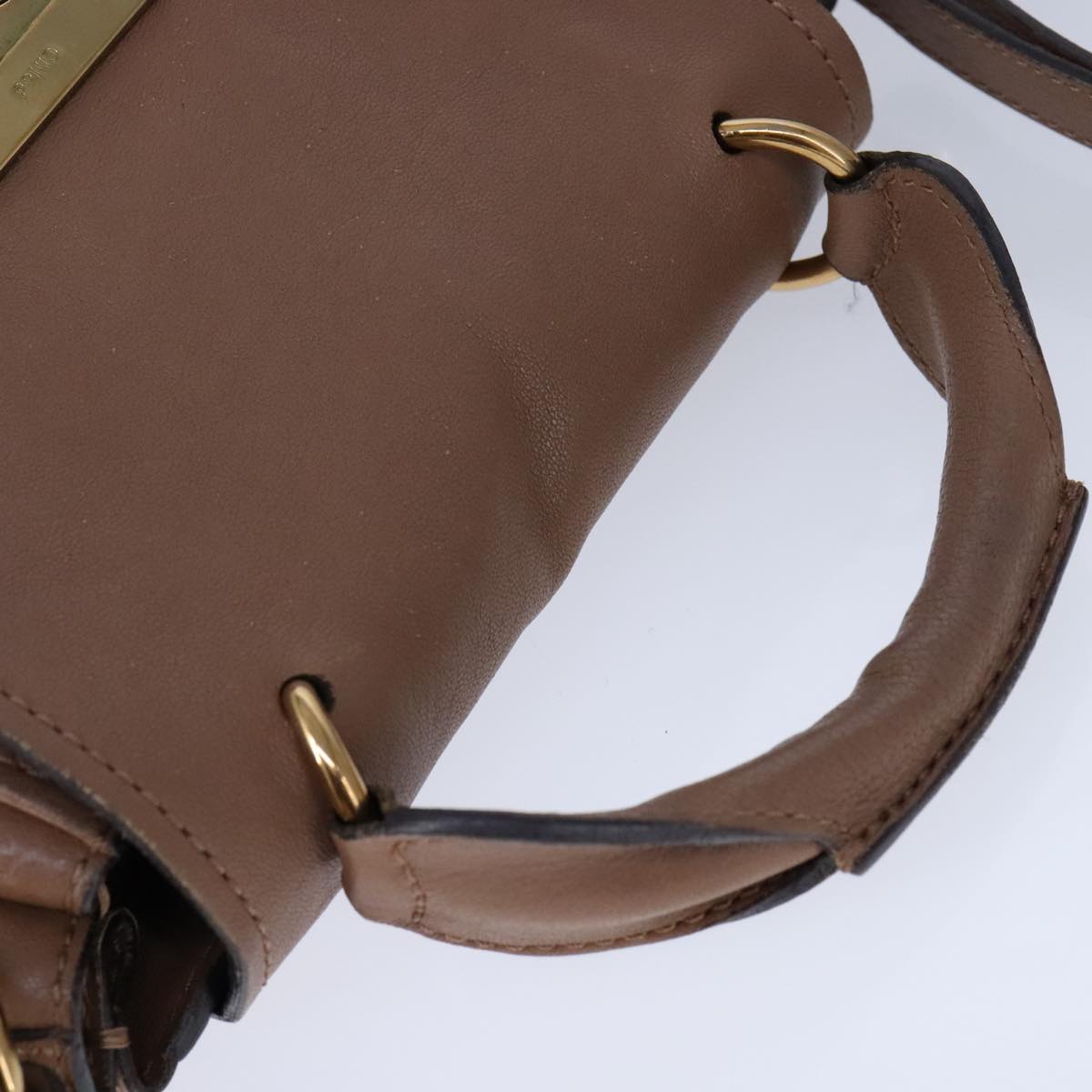 Saintique elegant leather Shoulder Bag top view