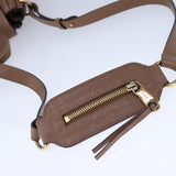 Side view of Chloe shoulder bag Beige premium designer bag