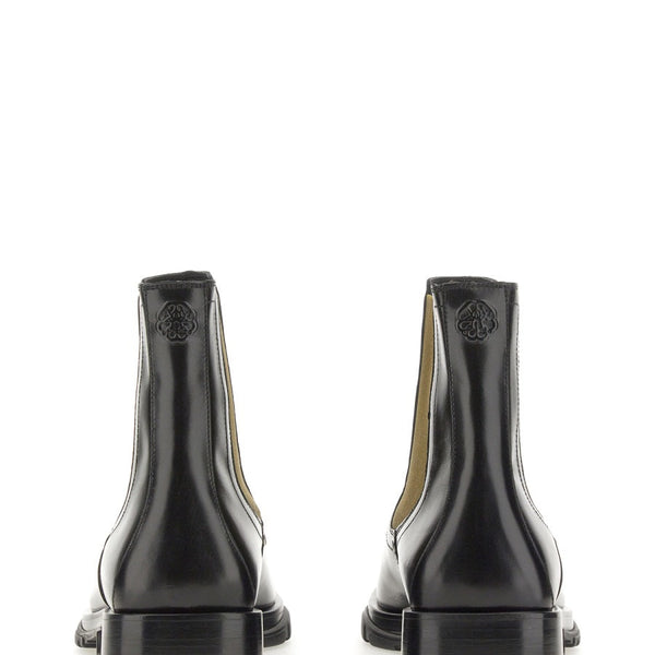 Alexander McQueen premium boots & booties detail and craftsmanship close-up
