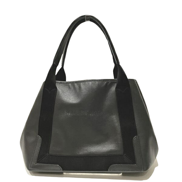 Balenciaga Navy Cabas Handbag | Luxury Canvas Tote Bag