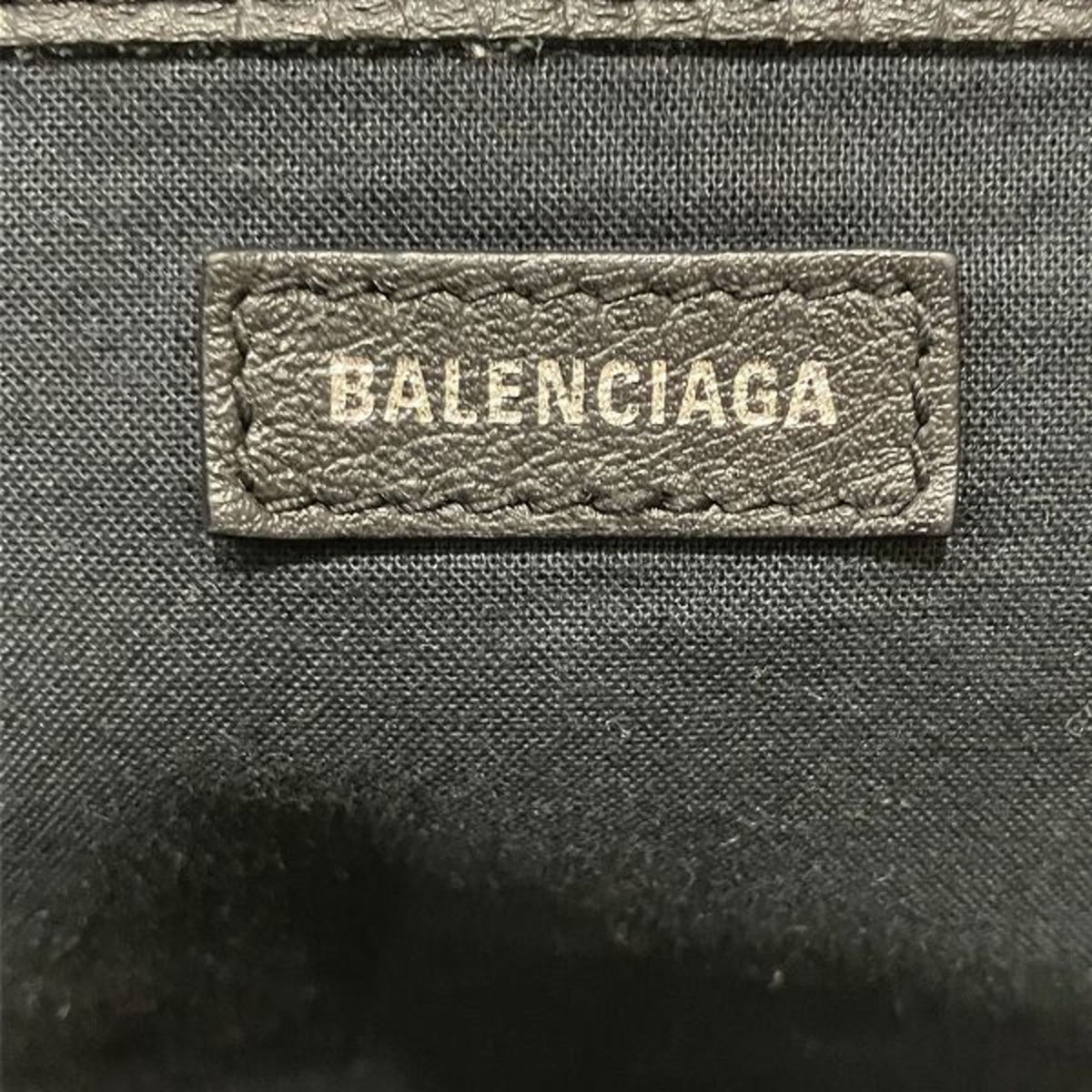 Balenciaga Navy Cabas Handbag | Luxury Canvas Tote Bag