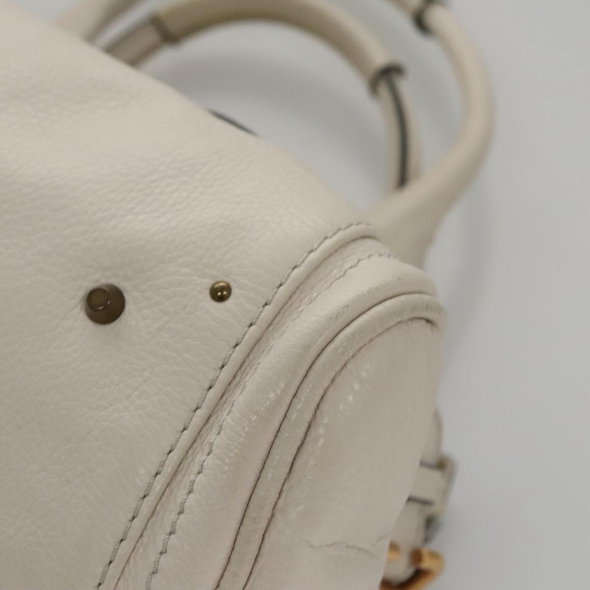Aurevane elegant leather Handbag back view