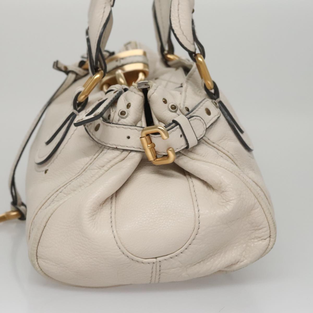 Aurevane elegant leather Handbag top view