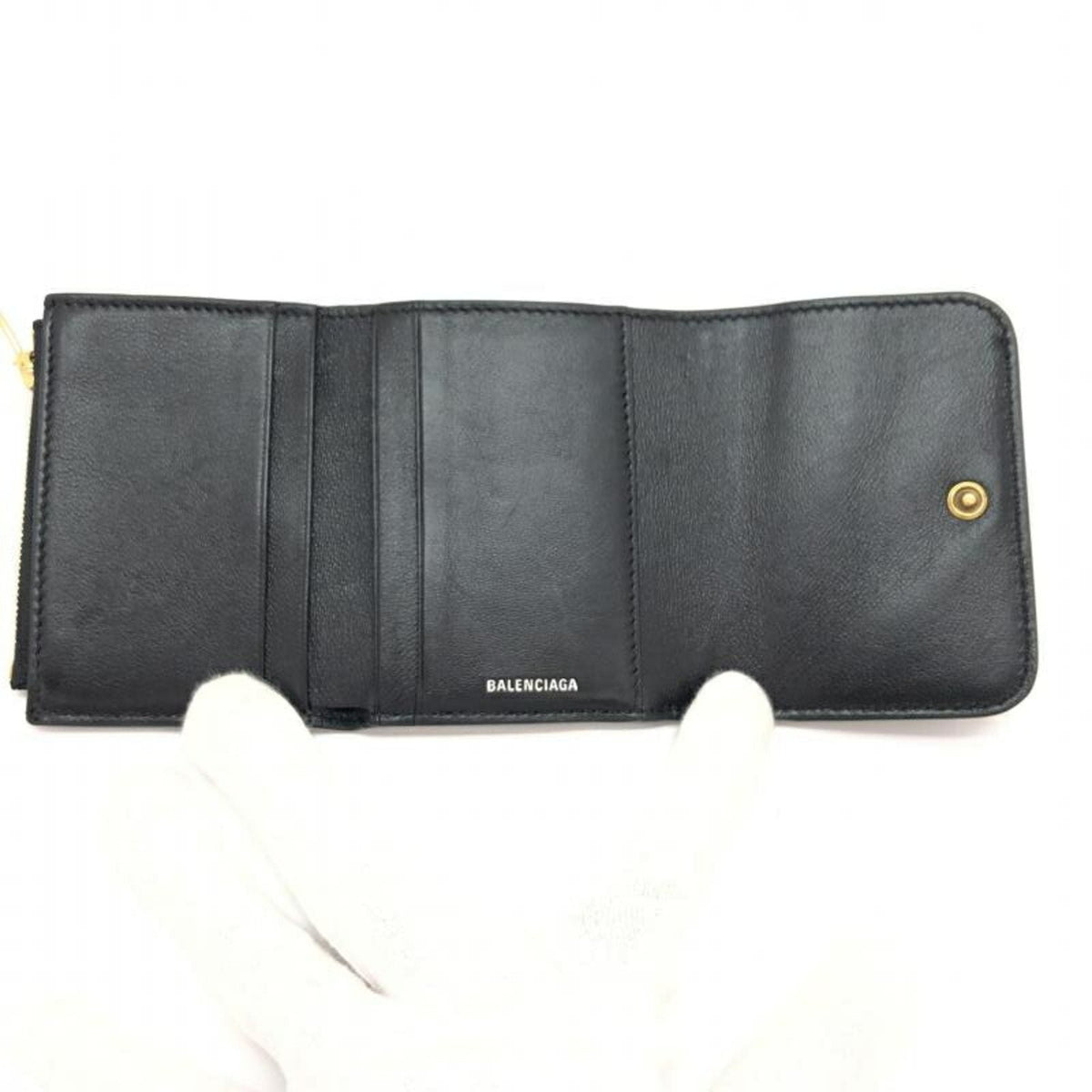 Balenciaga Cash Wallet | Luxury Leather Wallet
