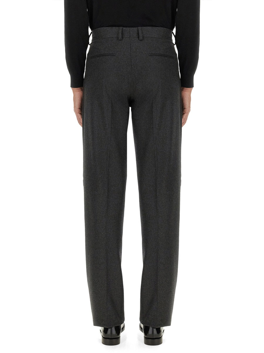Fendi premium pants detail and craftsmanship close-up