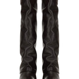 Close-up of Fendi boots & booties hardware and fine stitching