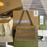 Front view of everyday-luxe signature women's handbag – women's luxury handbag