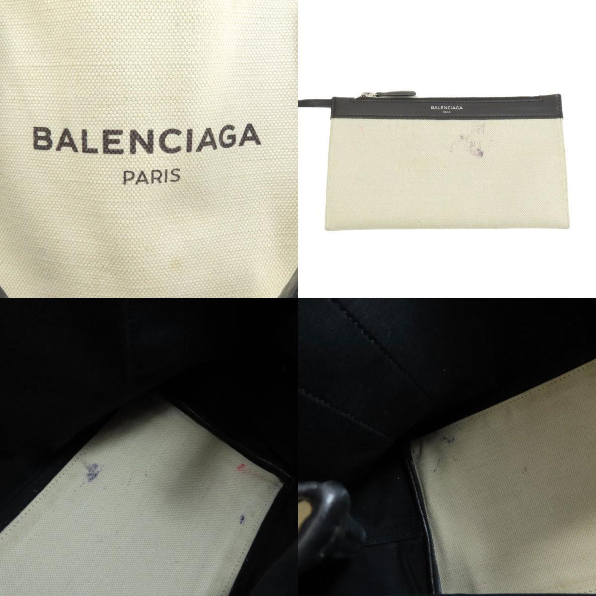 Balenciaga Navy Cabas Tote | Luxury Canvas Tote Bag