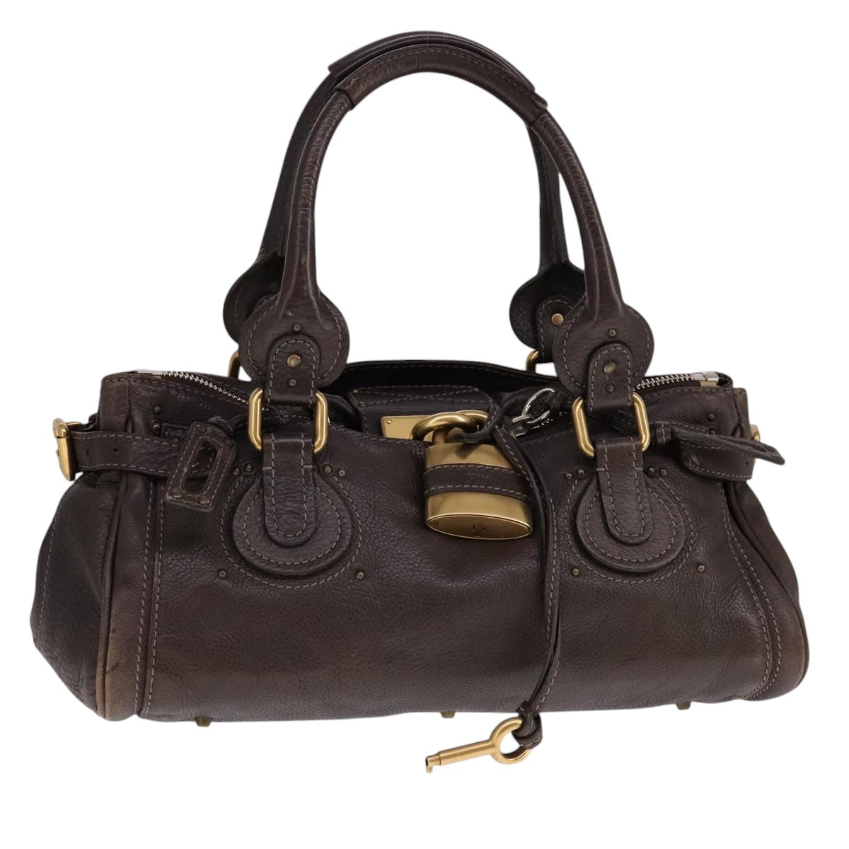Chloe women's handbag Brown luxury designer leather