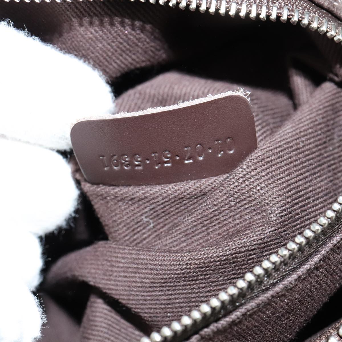 Solvarelle elegant leather Handbag top view