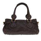 Chloe authentic luxury handbag Brown leather craftsmanship