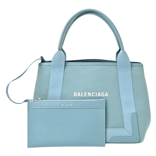 Balenciaga Navy Cabas Tote | Luxury Canvas Tote Bag