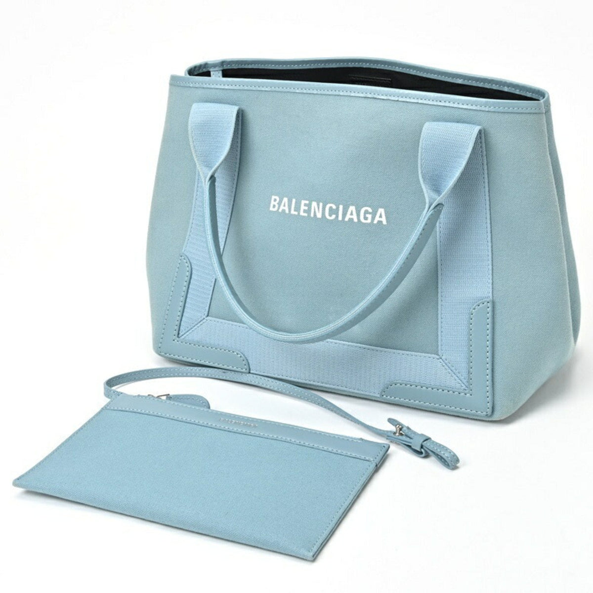 Balenciaga Navy Cabas Tote | Luxury Canvas Tote Bag