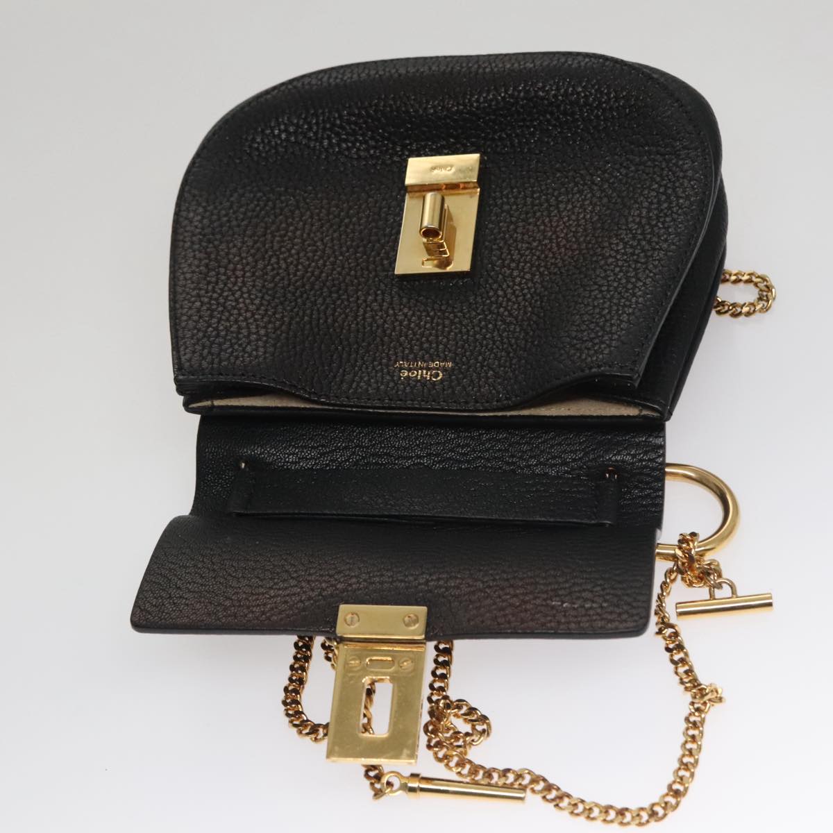 Chloe women's shoulder bag Black luxury designer leather