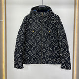 Back view of Louis Vuitton luxury clothing with contemporary cut