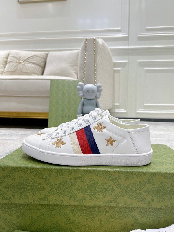 Gucci tonal black luxury sneakers view 9 classic court silhouette