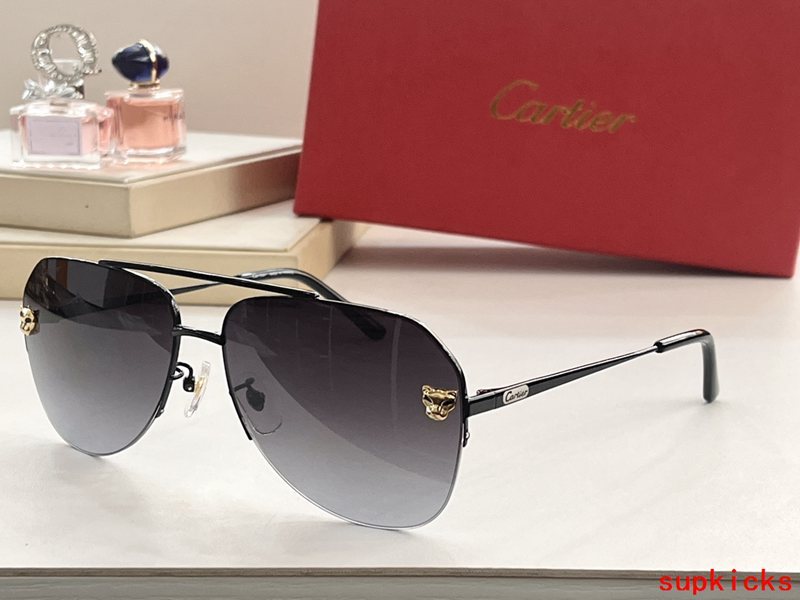Lifestyle view of Cartier unisex sunglasses