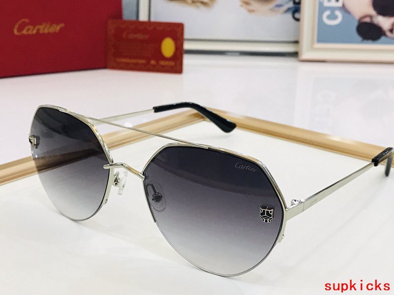 Front view of Cartier unisex sunglasses