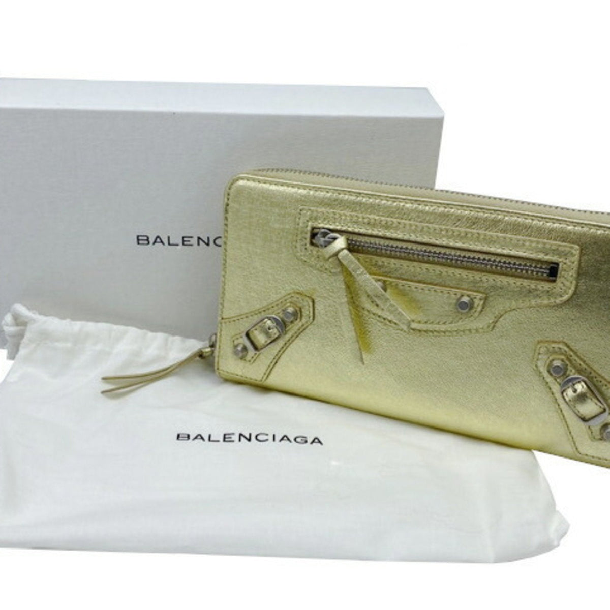 Balenciaga Continental Zip Around Wallet | Luxury Leather Wallet