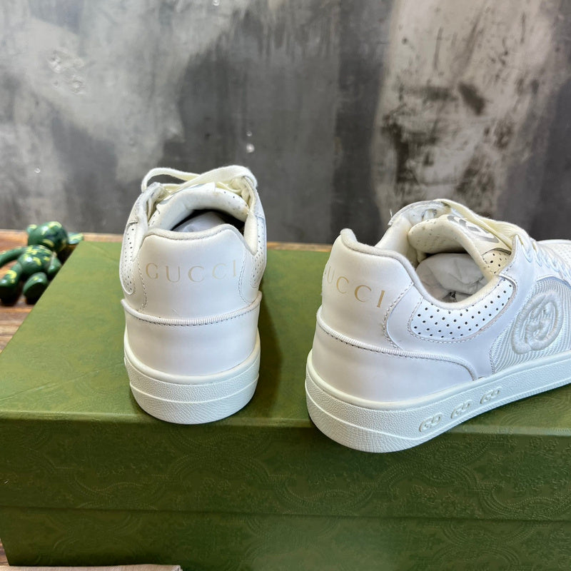 Gucci bold contrast luxury sneakers view 4 signature lace-up style
