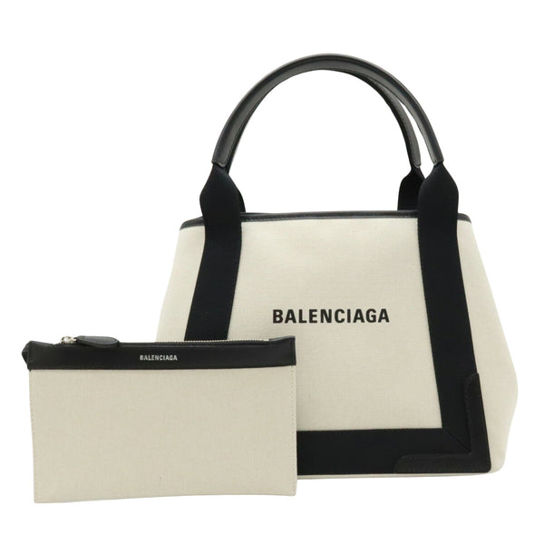 Balenciaga Navy Cabas Tote | Luxury Canvas Tote Bag