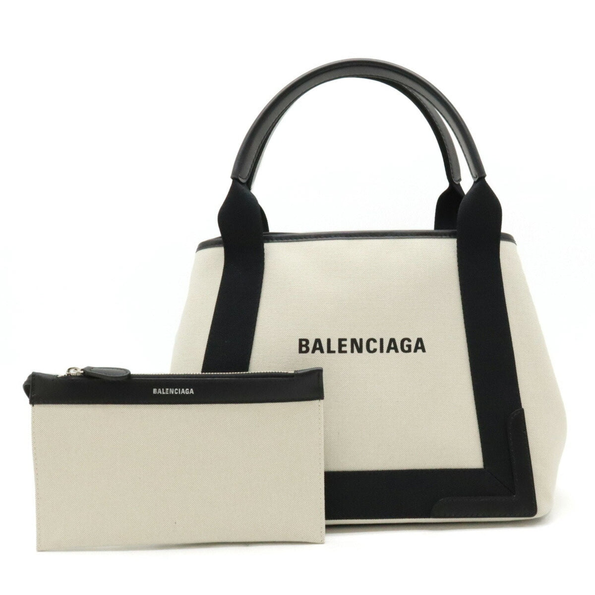 Balenciaga Navy Cabas Tote | Luxury Canvas Tote Bag