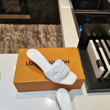 Louis Vuitton Camel Classic Ballet Flats - Detail Shot of Craftsmanship