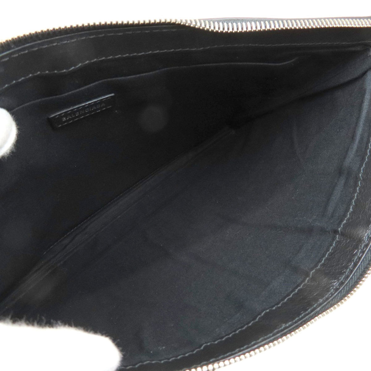 Balenciaga Navy Clutch Bag — Designer Clutch Bag