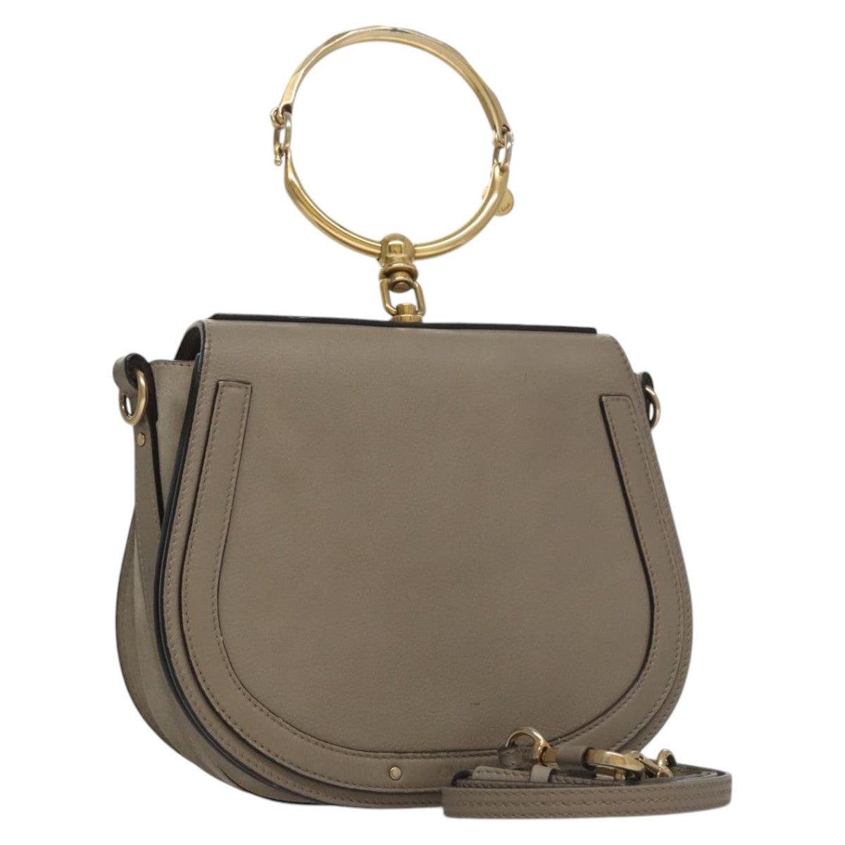 Chloe women's handbag Beige luxury designer leather