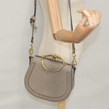 Chloe authentic luxury handbag Beige leather craftsmanship