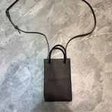 Understated Faux Leather Handbag - Refined Silhouette | Women's Statement Accessory #1058 - side angle view (image 2) of designer-inspired handbag