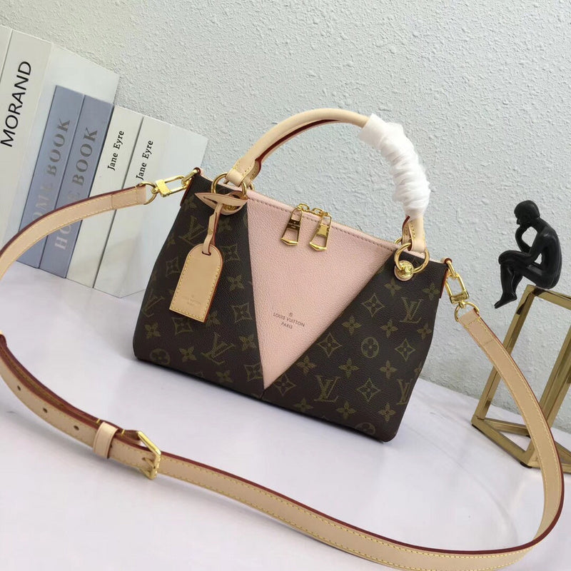 Side profile of modern statement women's handbag – women's designer-style accessory