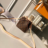 Styled lifestyle shot of statement polished women's handbag – women's statement bag