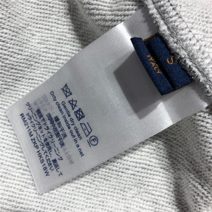Back view of Louis Vuitton cotton t-shirt with label-forward styling
