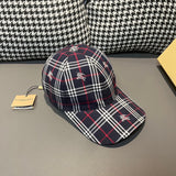 Angled view of Burberry unisex cap