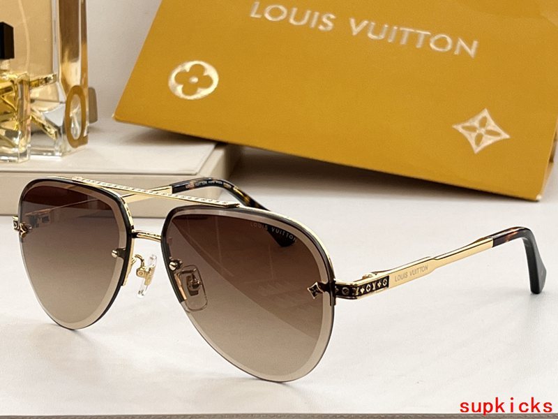 Lifestyle view of Louis Vuitton unisex sunglasses