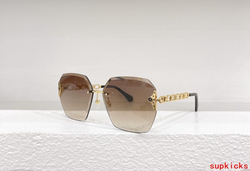Side view of Louis Vuitton unisex sunglasses