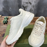 Gucci crisp white luxury sneakers view 6 everyday casual design