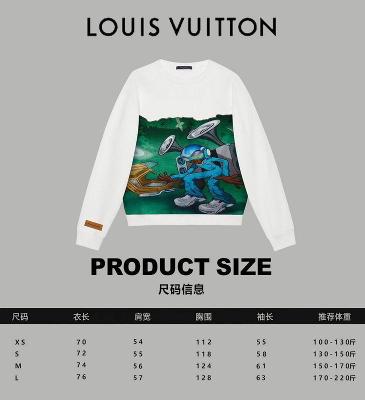Side profile of Louis Vuitton luxury clothing with signature branding