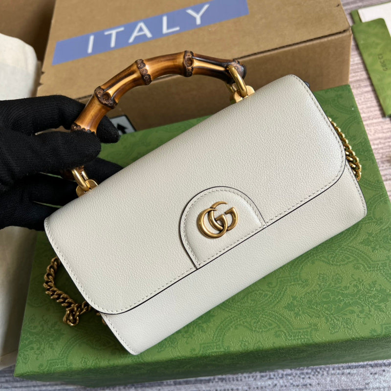 Front view of premium signature women's handbag – women's designer-style accessory